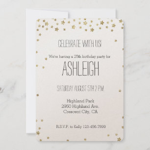 Invitation Anniversaire des Gold Stars