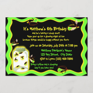 Invitation Anniversaire des lucioles