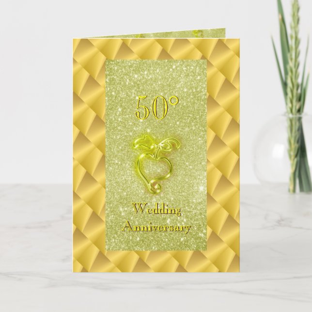 Invitation Anniversaire des Mariages d'or (Devant)