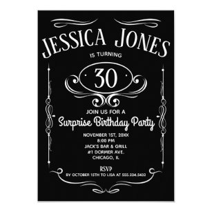 Invitations Faire Part Cartes Anniversaire Trente Ans Zazzle Fr