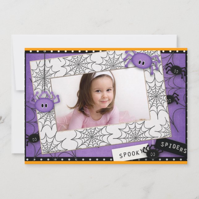 Invitation Anniversaire d'Halloween (Devant)