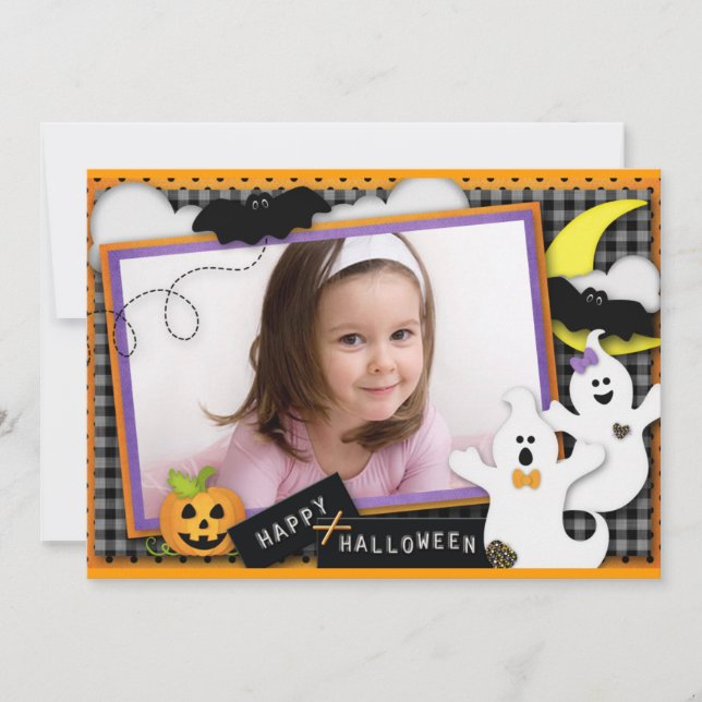 Invitation Anniversaire d'Halloween (Devant)