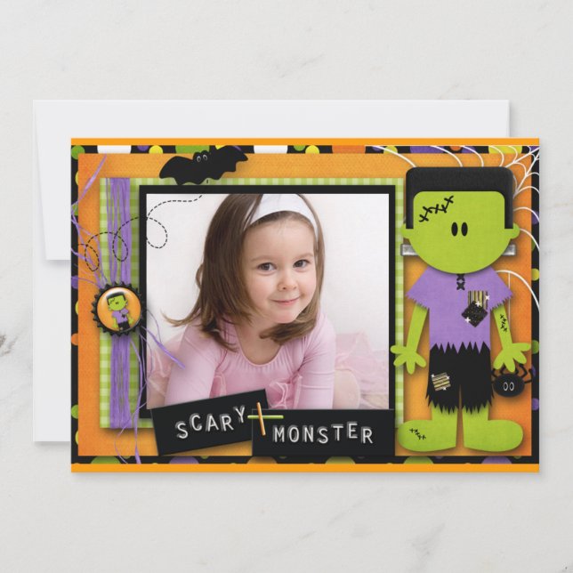 Invitation Anniversaire d'Halloween (Devant)