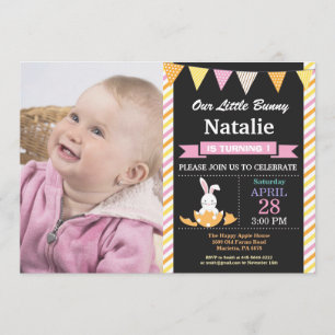 Invitation Anniversaire d'oeuf de pâques de fille