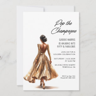 Invitation Anniversaire d'or