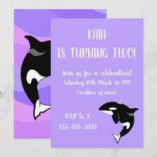 Invitation Anniversaire d'Orca