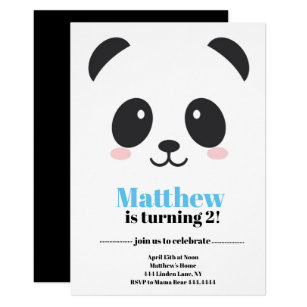 Invitations Faire Part Panda Zazzle Fr