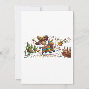 Invitation Anniversaire drôle de fête avec un Chihuahua sur u