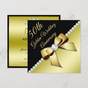 Invitation Anniversaire du 5e Mariage d'or