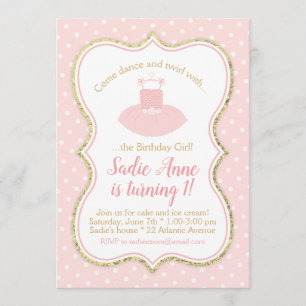 Invitation Anniversaire du Ballet Tutu