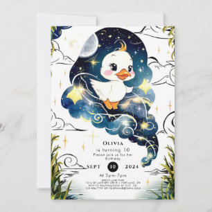 Invitation Anniversaire du canard simple