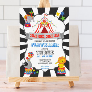 Invitation Anniversaire du Carnaval de cirque