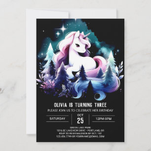 Invitation Anniversaire du Cheval Enchanted