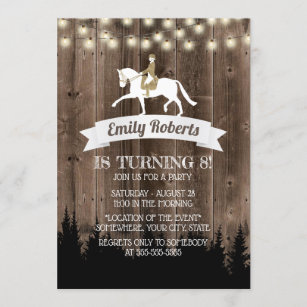 Invitations De Cheval Anniversaires Zazzle Fr