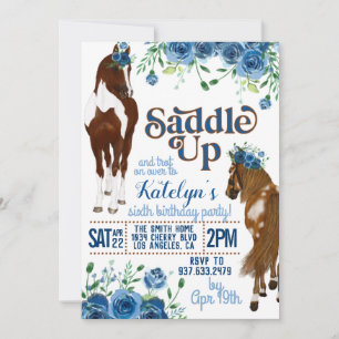 Invitation Anniversaire du Cheval Saddup