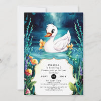 Anniversaire du cygne de la rivière colorée