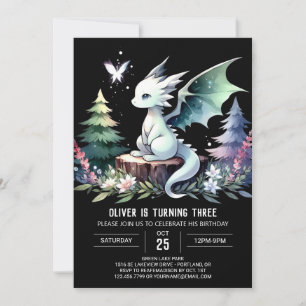 Invitation Anniversaire du dragon magique