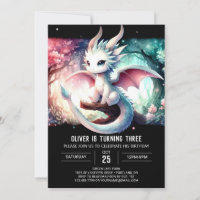 Anniversaire du dragon Majestic Personnalisé