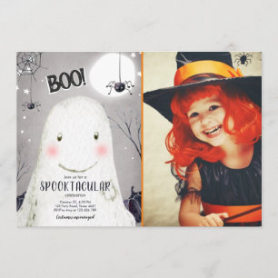 Invitation Anniversaire du fantôme d'Halloween Spooktacular