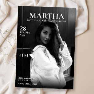 Invitation anniversaire du magazine Photo moderne