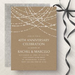Invitation Anniversaire du Mariage Kraft