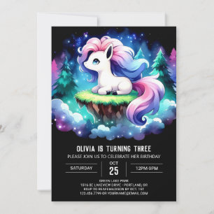 Invitation Anniversaire du Pastel Horse