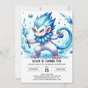 Invitation Anniversaire du Pastel Monkey