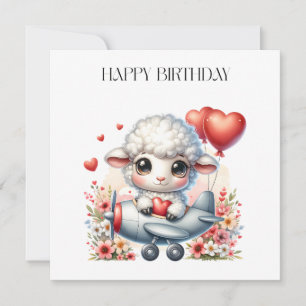 Invitation Anniversaire du pilote de mouton
