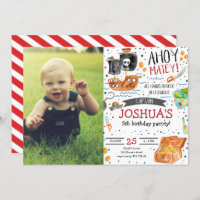 Anniversaire du pirate Ahoy Pirate Boy Party avec