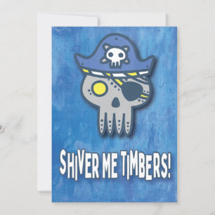 Invitation Anniversaire du Pirate Premier anniversaire