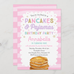 Invitation Anniversaire du PJ's Party