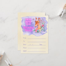 Anniversaire du Pony Enchantant et Fleur sauvage