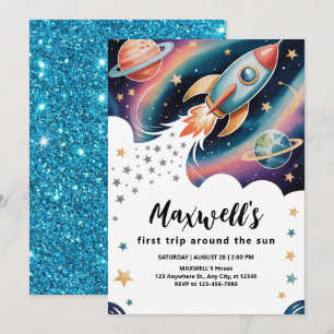 Invitation Anniversaire du Rocket Ship