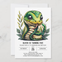 Anniversaire du royaume reptile