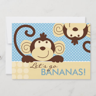 Invitation Anniversaire du singe mod