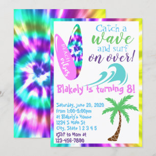 Invitation Anniversaire du surf