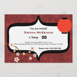 Invitation Anniversaire du Sushi