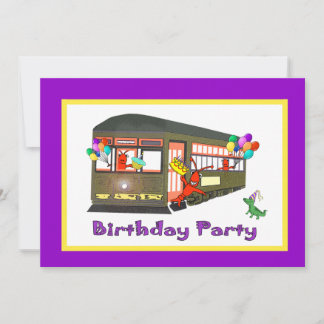 Invitation Anniversaire du tramway de la Nouvelle-Orléans (vi
