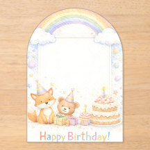Invitation anniversaire en acrylique pour animaux