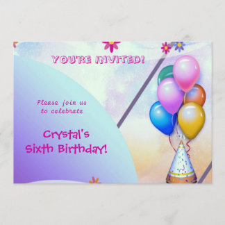 Invitation Anniversaire enfant