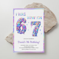 Anniversaire Enfant Drôle Mème Holographique Six S