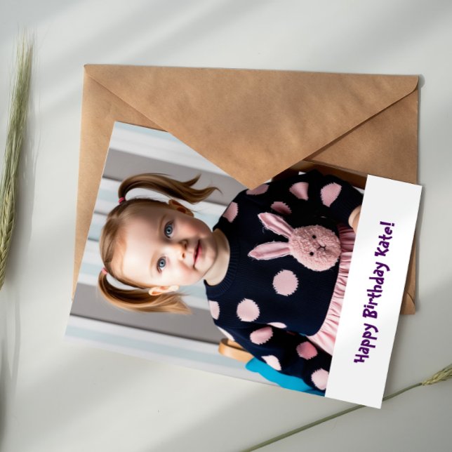 Invitation Anniversaire Enfants Violet (Créateur téléchargé)