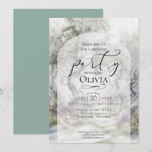 Invitation ANNIVERSAIRE Fantaisie de Whispering Woods