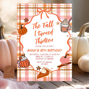Invitation Anniversaire fantaisiste à tout âge pour The Fall