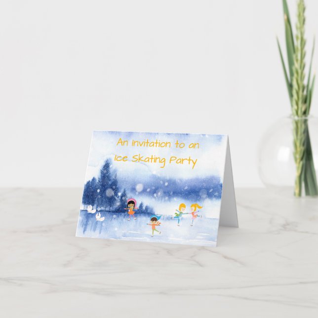 Invitation Anniversaire fête 8 ans Garçon ou fille (Devant)