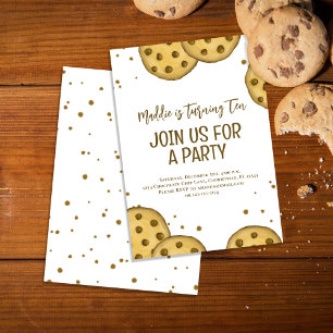 Invitation Anniversaire fête Cute Cookie