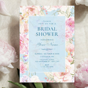 Invitation Anniversaire floral esthétique