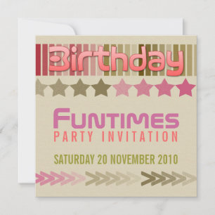 Invitation Anniversaire FunTimes