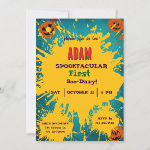 Invitation Anniversaire Halloween Fête Enfants Halloween