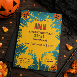 Invitation Anniversaire Halloween Fête Enfants Halloween